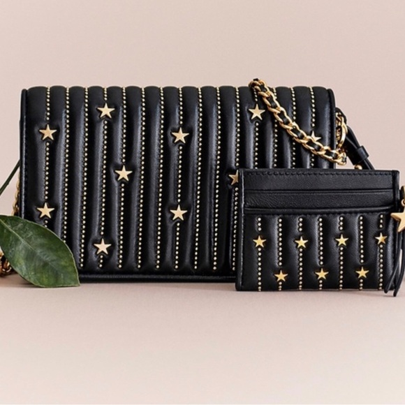Tory Burch Handbags - TORY BURCH THE FLEMMING STAR STUD FLAT SHOULDER BAG & WALLET Combo